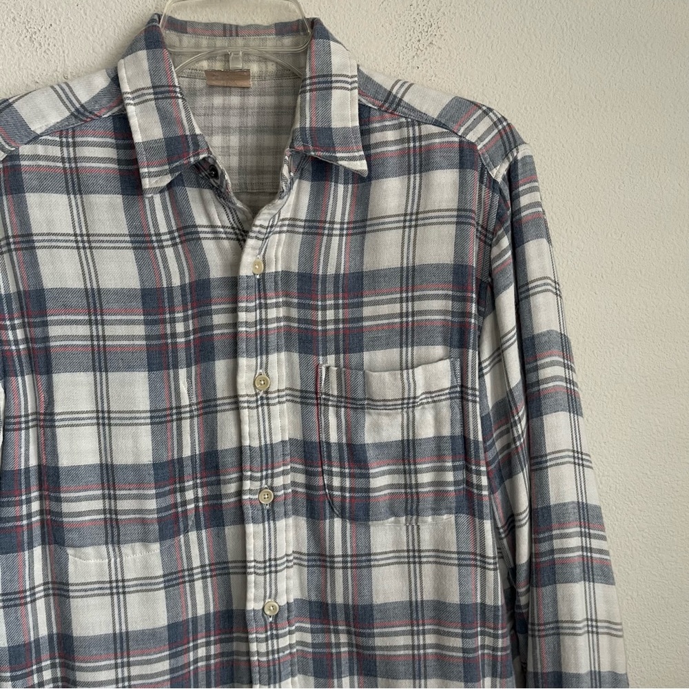 Faherty Reversible Flannel Button Down Long Sleev… - image 1